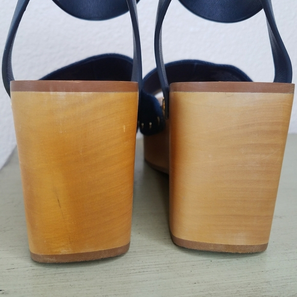 MADEWELL The Anouk Denim Platform Clog Sandals - Picture 8 of 12